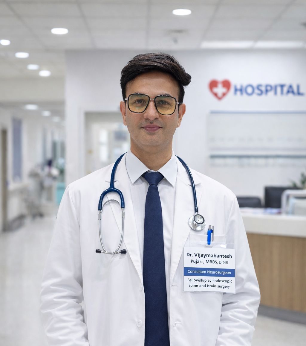 Best Neurosurgeon in Hubli – Dr. Vijaymahantesh Pujari for Brain, Spine & Keyhole Surgery
